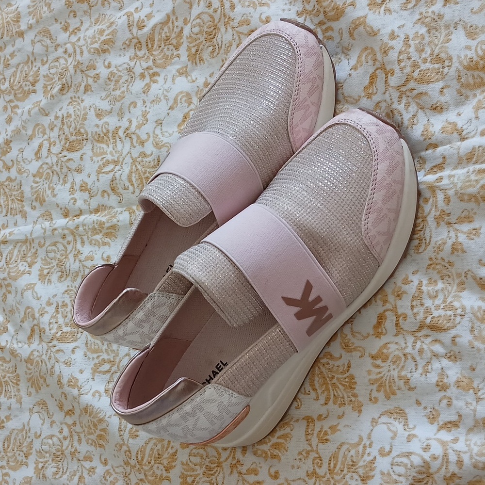 Michael Kors Felix Women's Pink Slip-On Sneakers